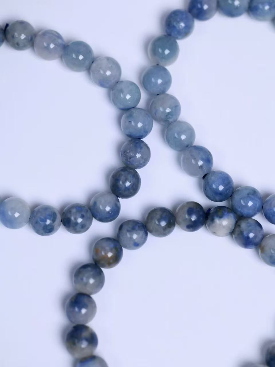 Blue-veined Stone Bracelet-藍線石