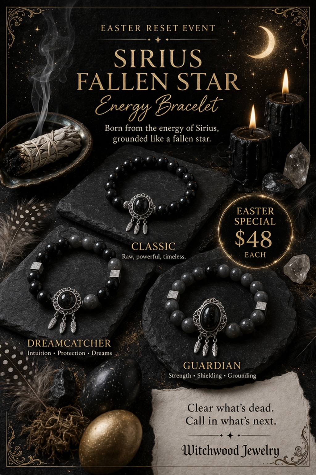 Sirius Fallen Star Energy Bracelet—天狼星系列能量手串