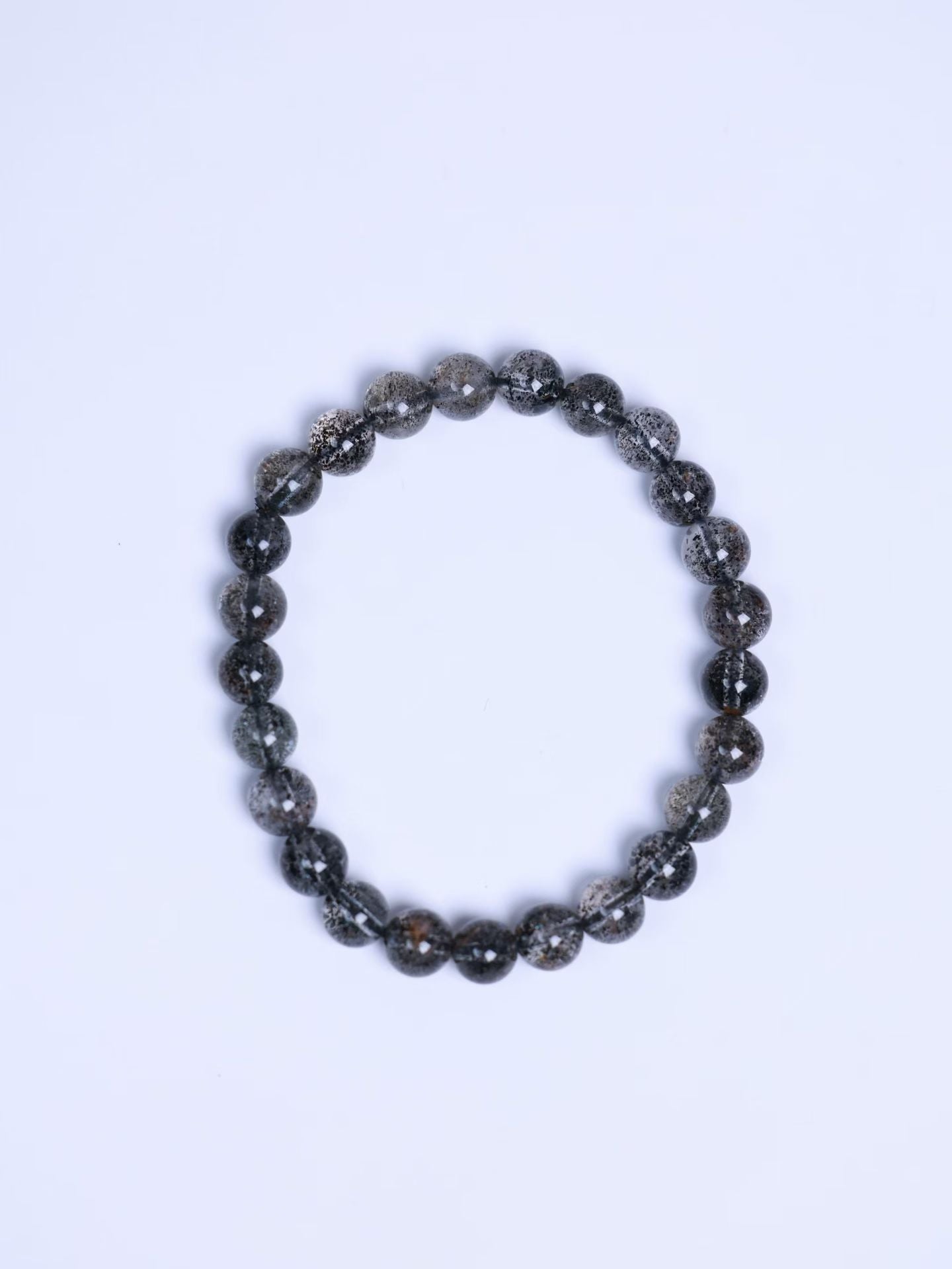 Black Strawberry Quartz Bracelet-黑草莓