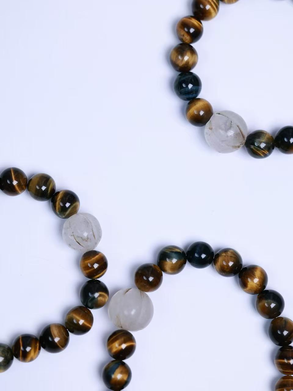 Tiger‘s Eye & Old Melon Beads Bracelet-虎眼石&老瓜珠