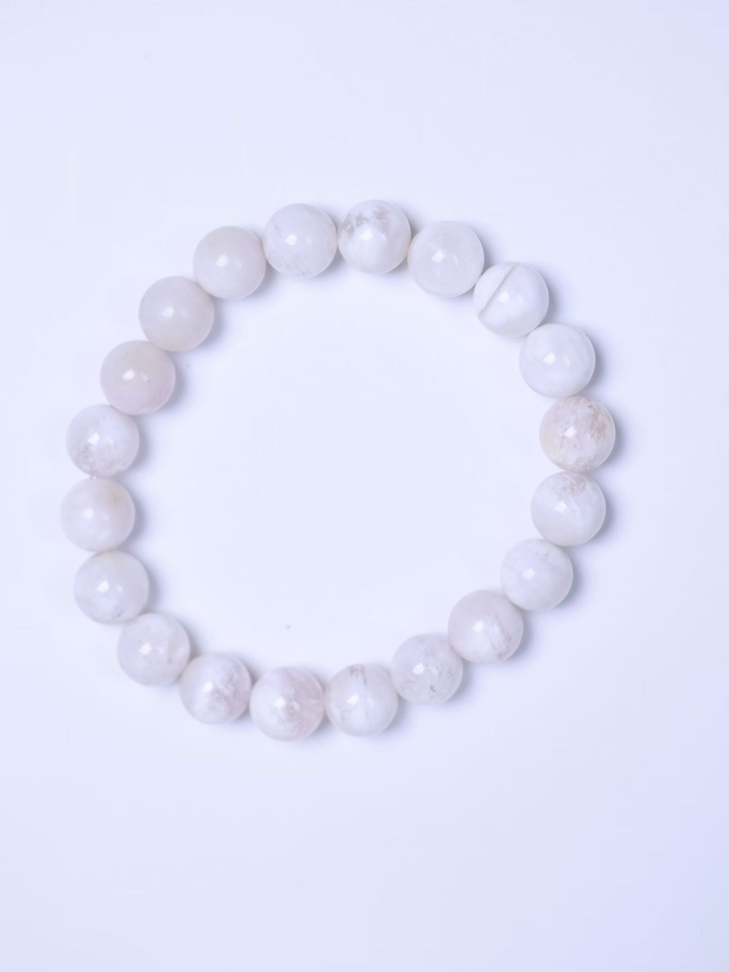 Snowflake Phantom Quartz Bracelet-雪花幽靈