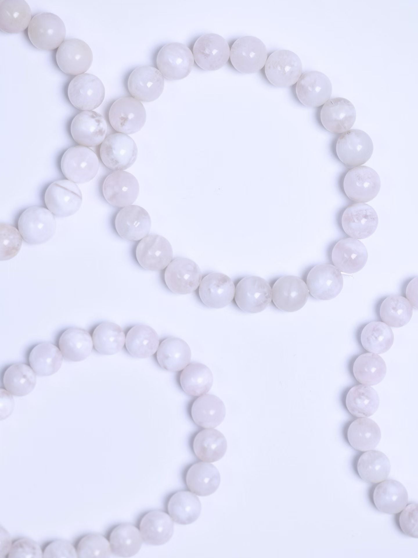 Snowflake Phantom Quartz Bracelet-雪花幽靈