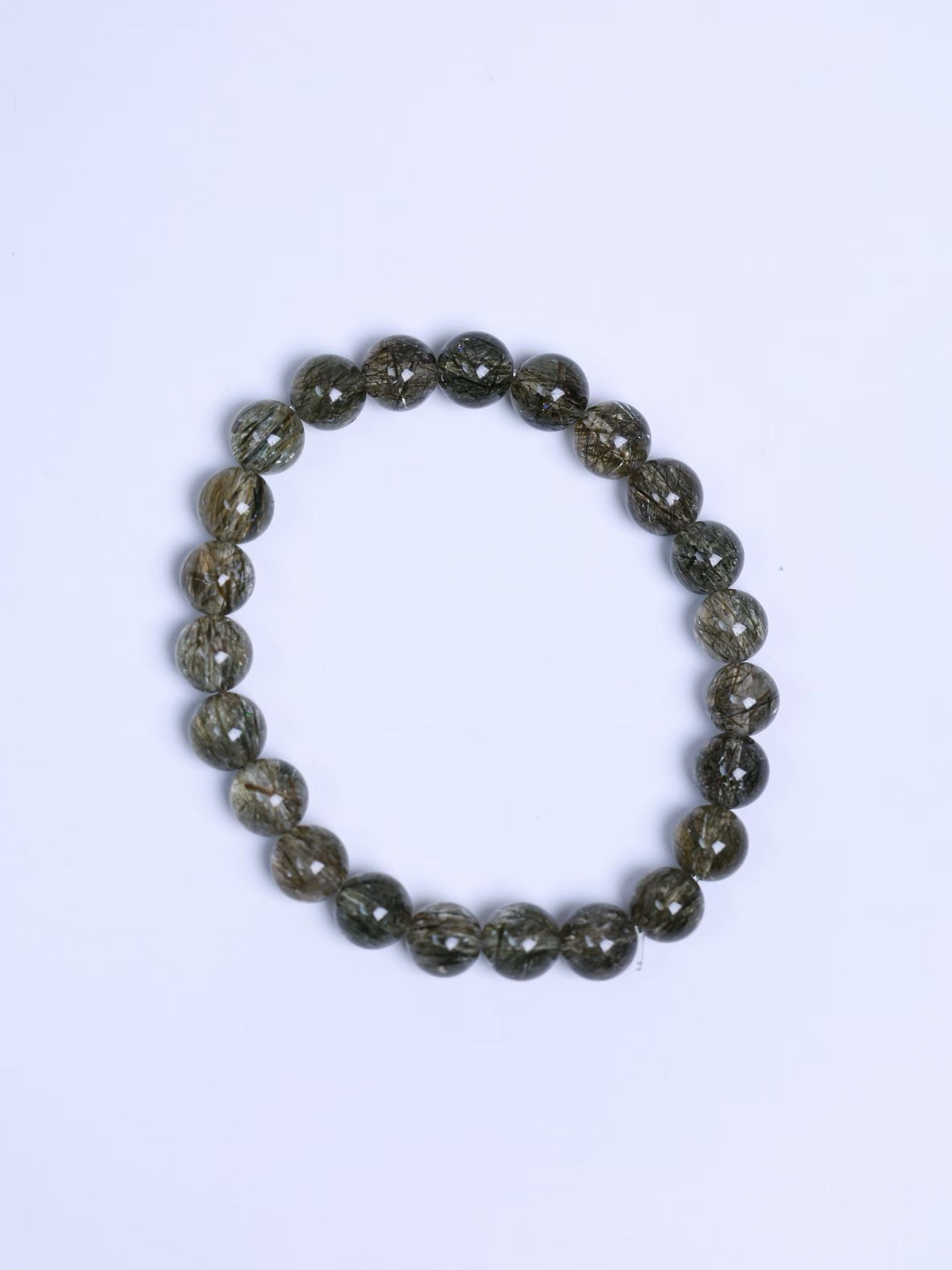 Green Rutilated Quartz Bracelet-綠髮晶