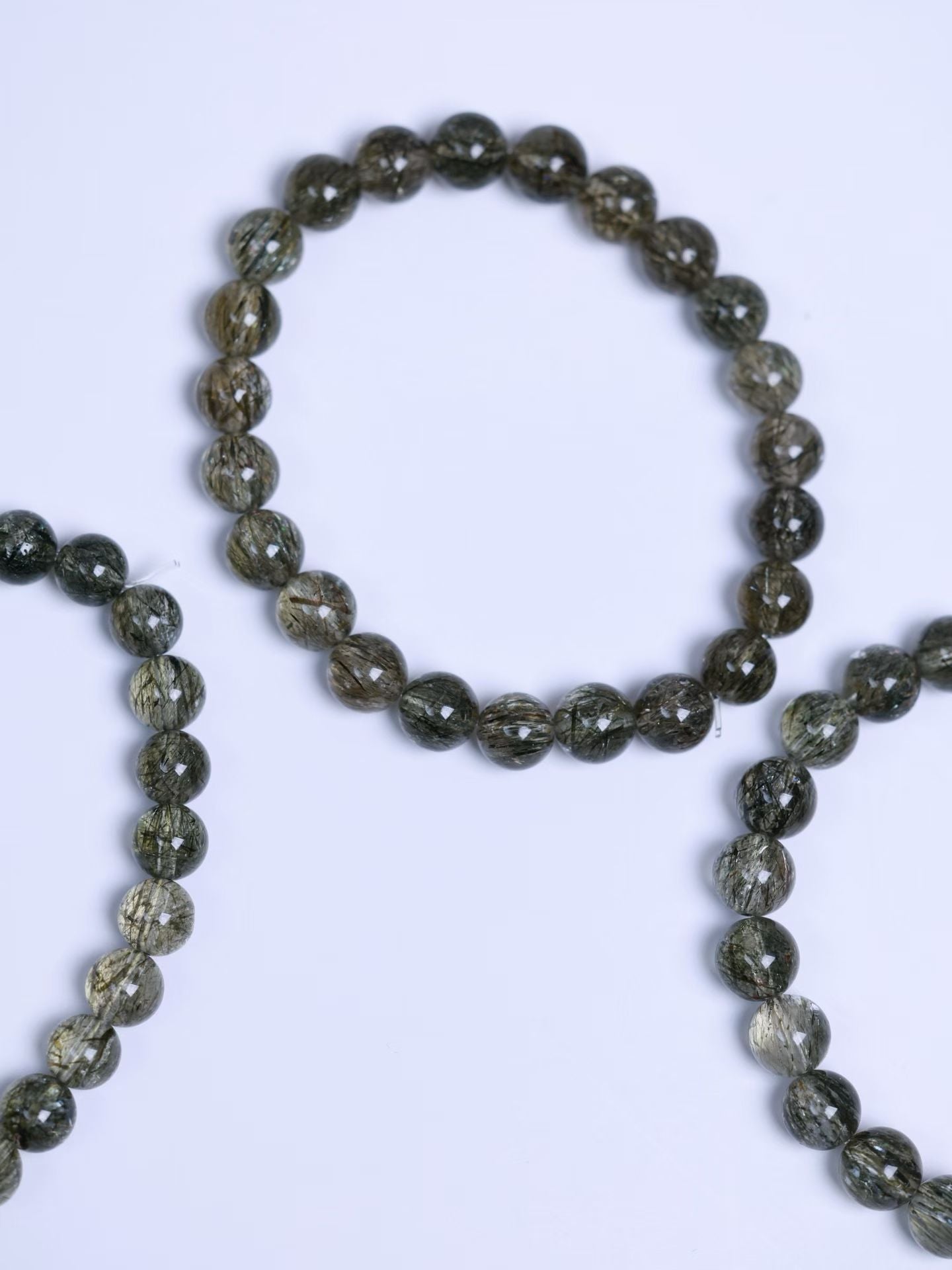 Green Rutilated Quartz Bracelet-綠髮晶
