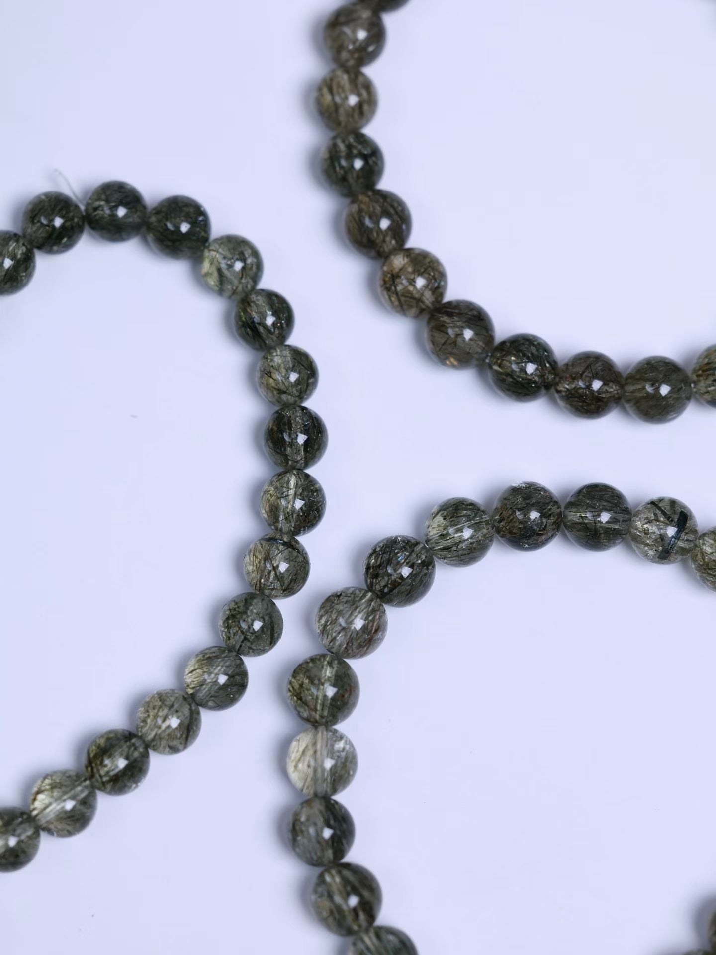 Green Rutilated Quartz Bracelet-綠髮晶