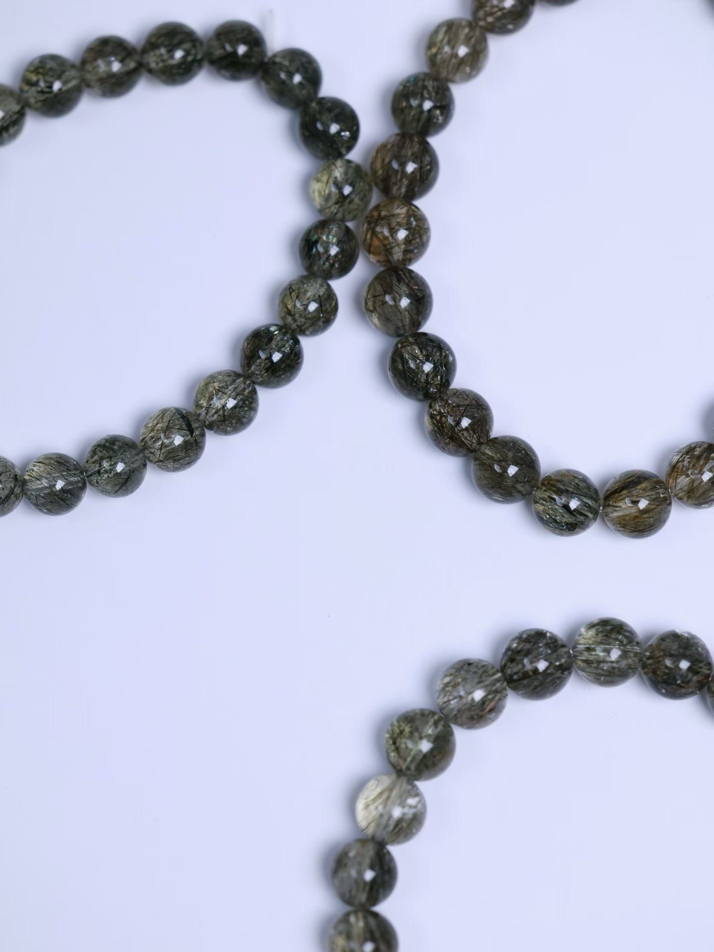 Green Rutilated Quartz Bracelet-綠髮晶