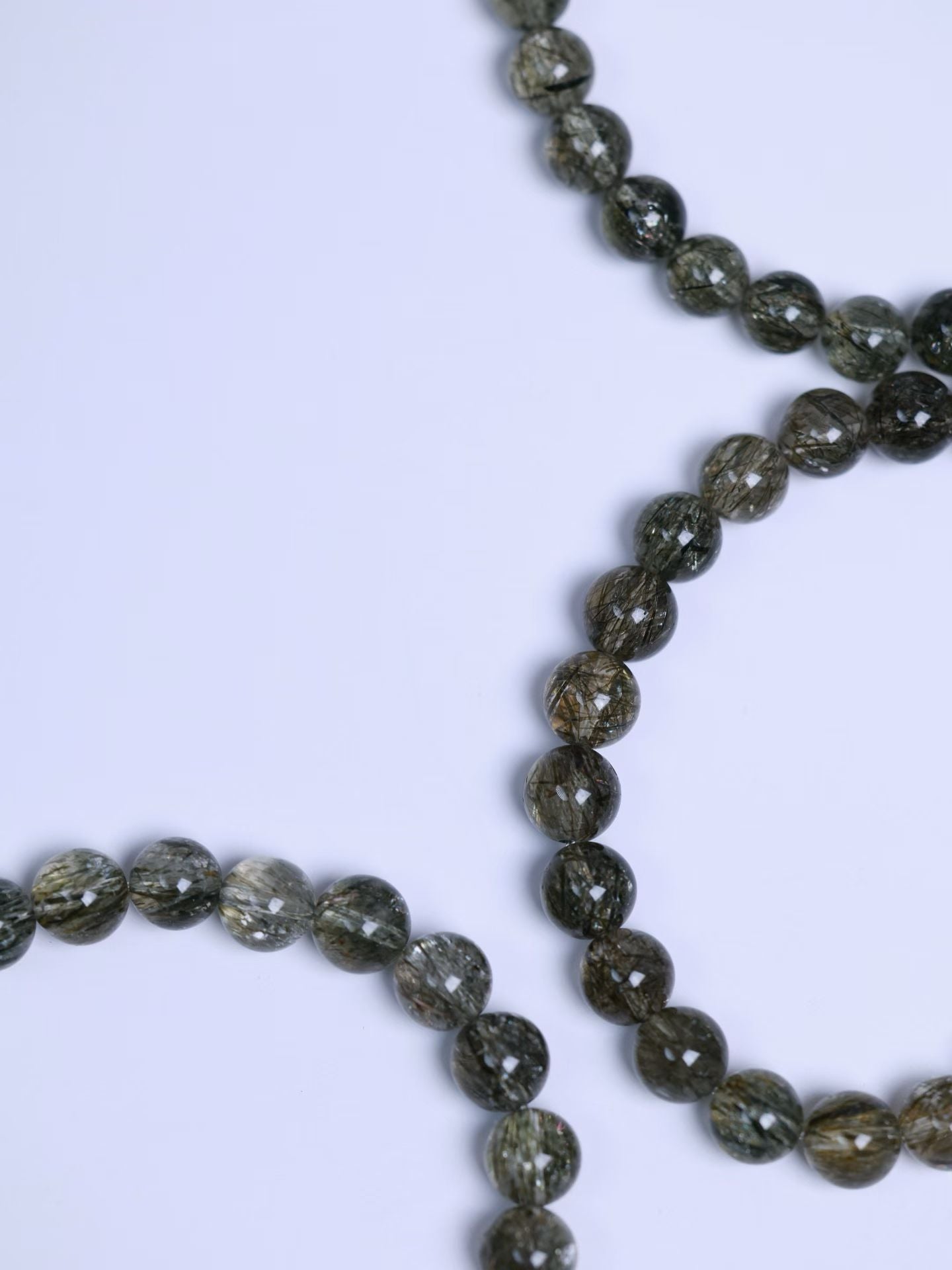 Green Rutilated Quartz Bracelet-綠髮晶