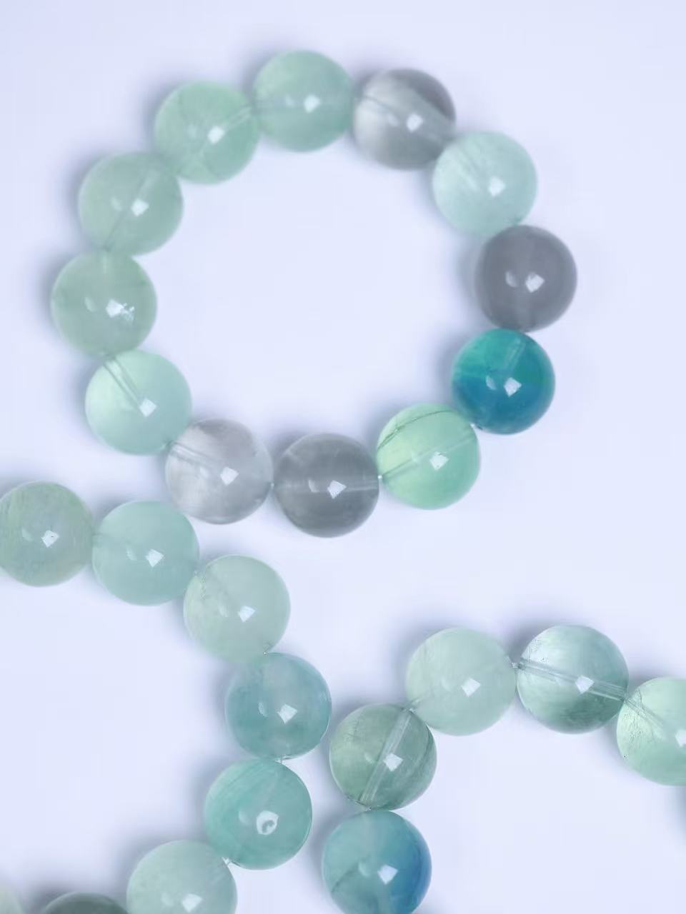 Green Fluorite  Bracelet-綠瑩石