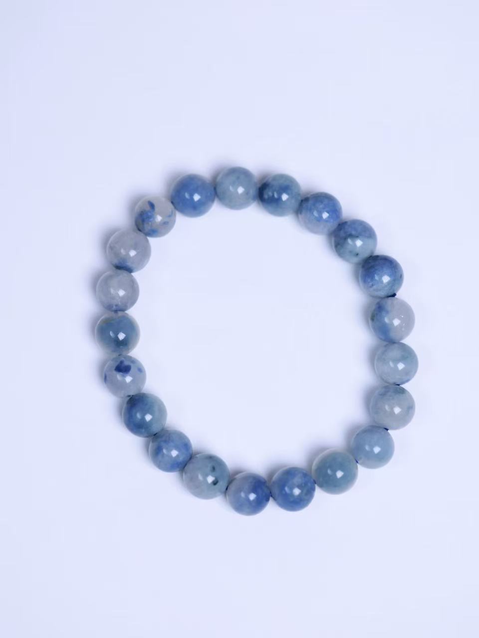 Blue-veined Stone Bracelet-藍線石