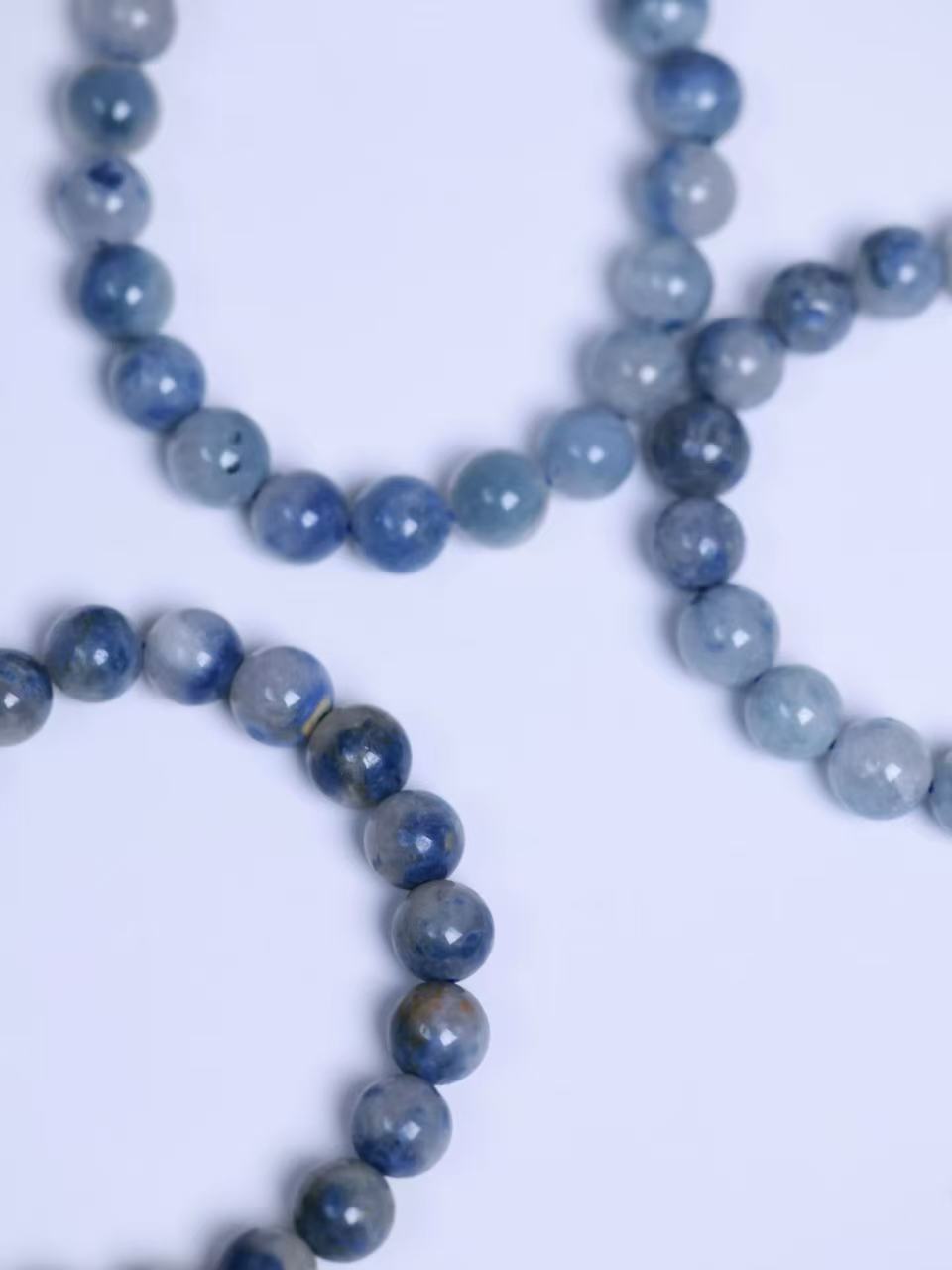 Blue-veined Stone Bracelet-藍線石