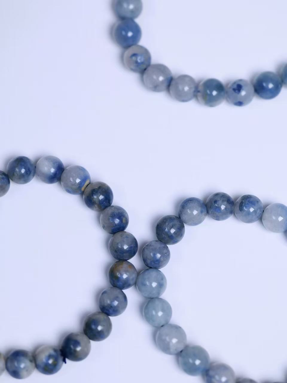 Blue-veined Stone Bracelet-藍線石