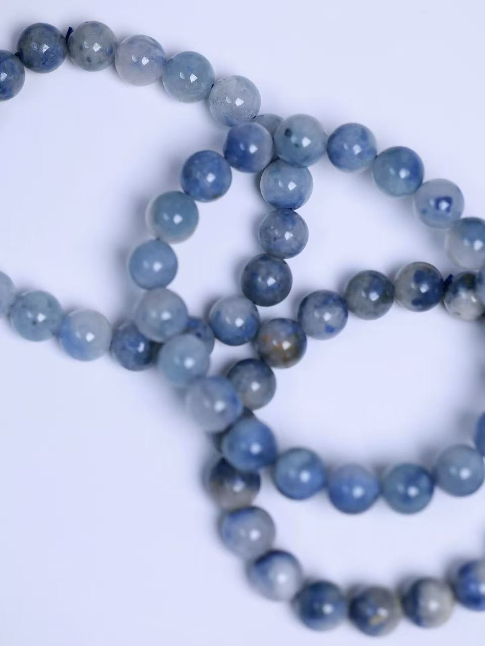 Blue-veined Stone Bracelet-藍線石