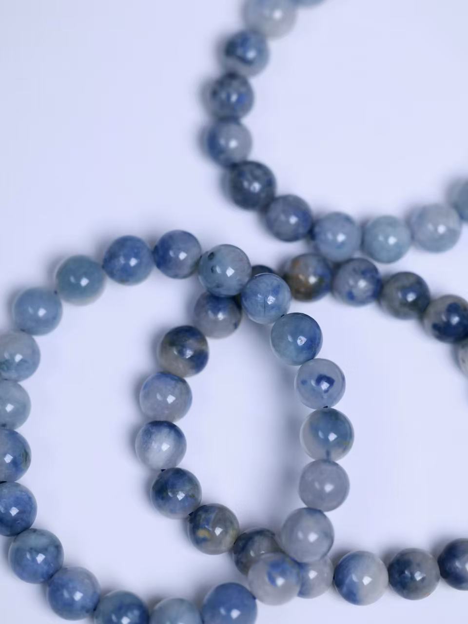 Blue-veined Stone Bracelet-藍線石