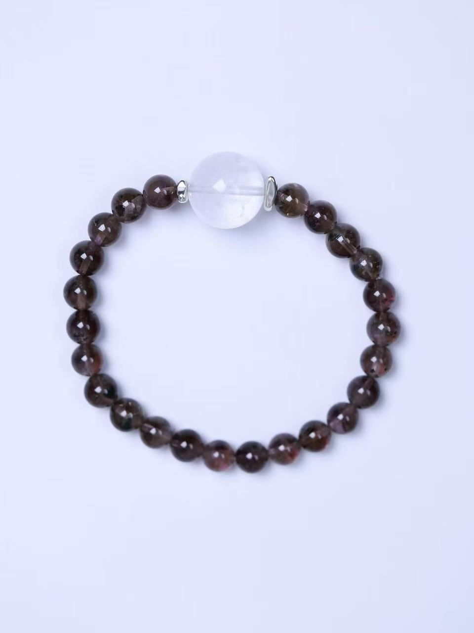 White Azeztulite & Auralite 23  Bracelet-白阿赛&極光23