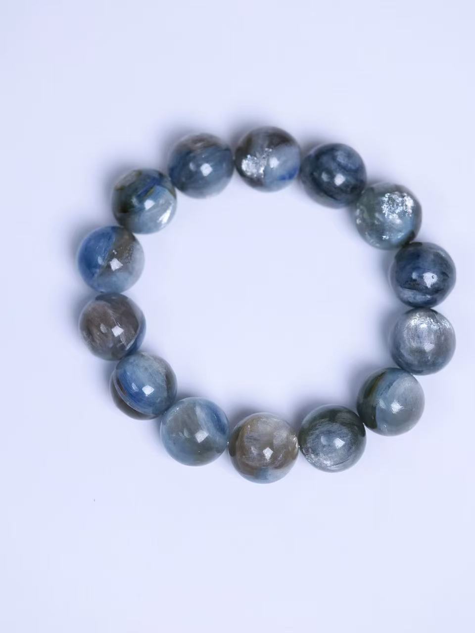 Dragon Scale Blue Crystal Bracelet-龙鳞蓝晶