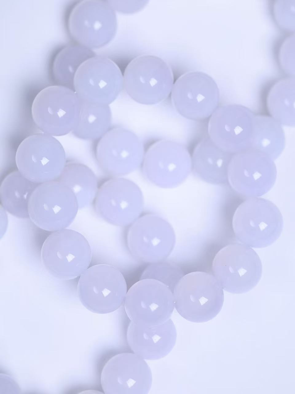 Purple Chalcedony Bracelet-紫玉髓