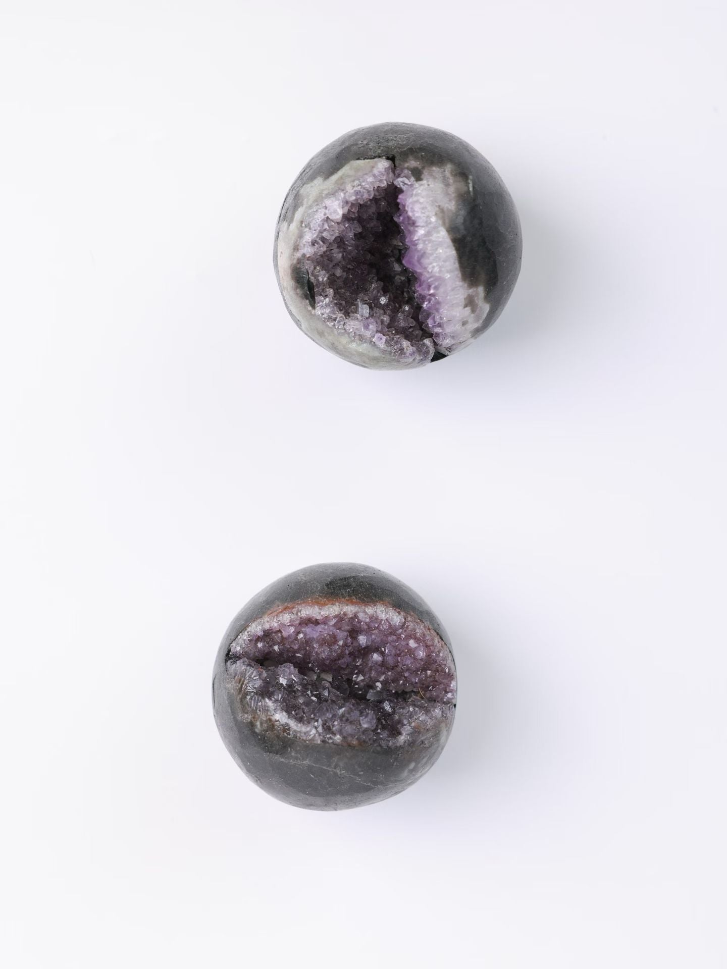 Purple Quartz "Laughing Buddha"-紫晶開口笑
