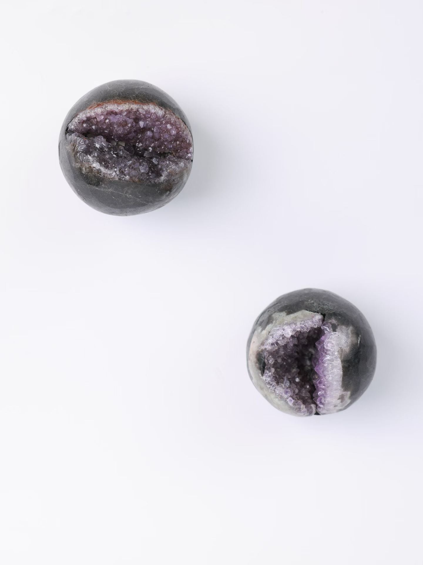 Purple Quartz "Laughing Buddha"-紫晶開口笑