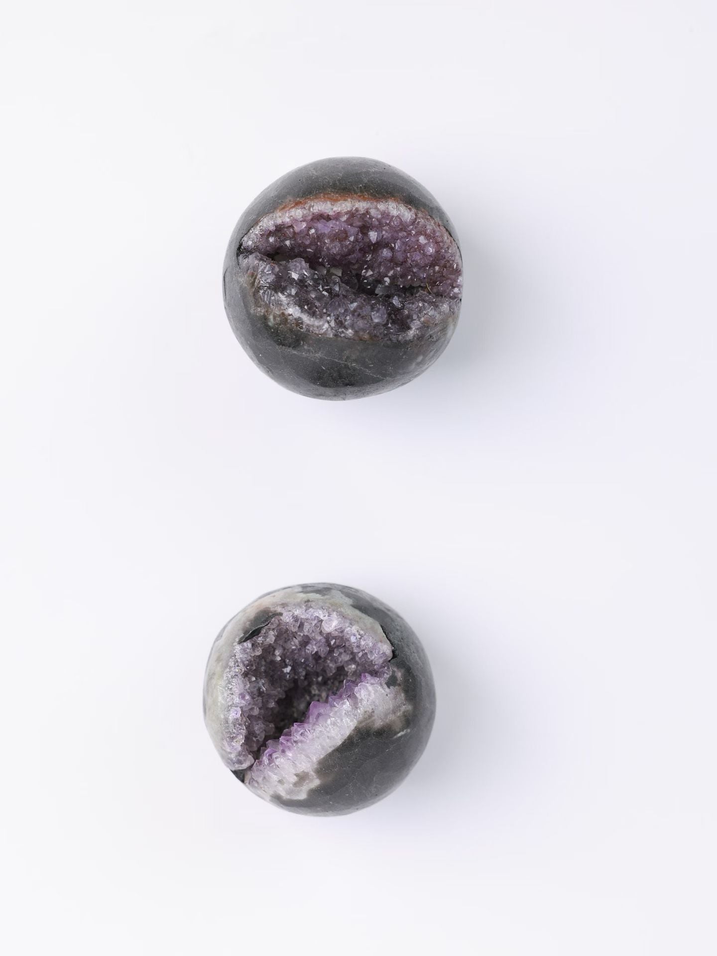 Purple Quartz "Laughing Buddha"-紫晶開口笑