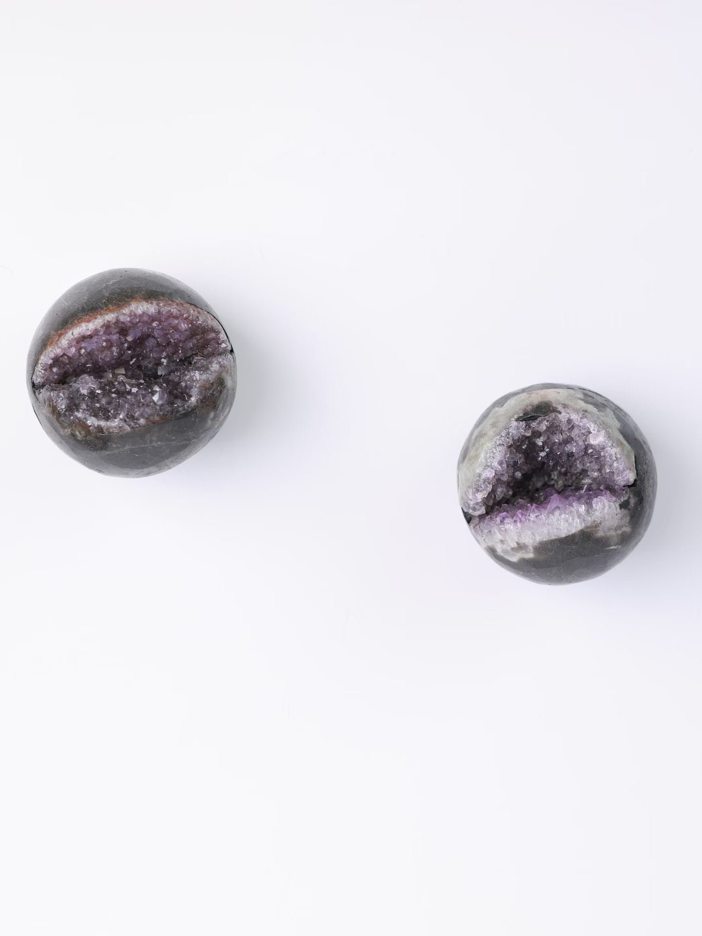 Purple Quartz "Laughing Buddha"-紫晶開口笑