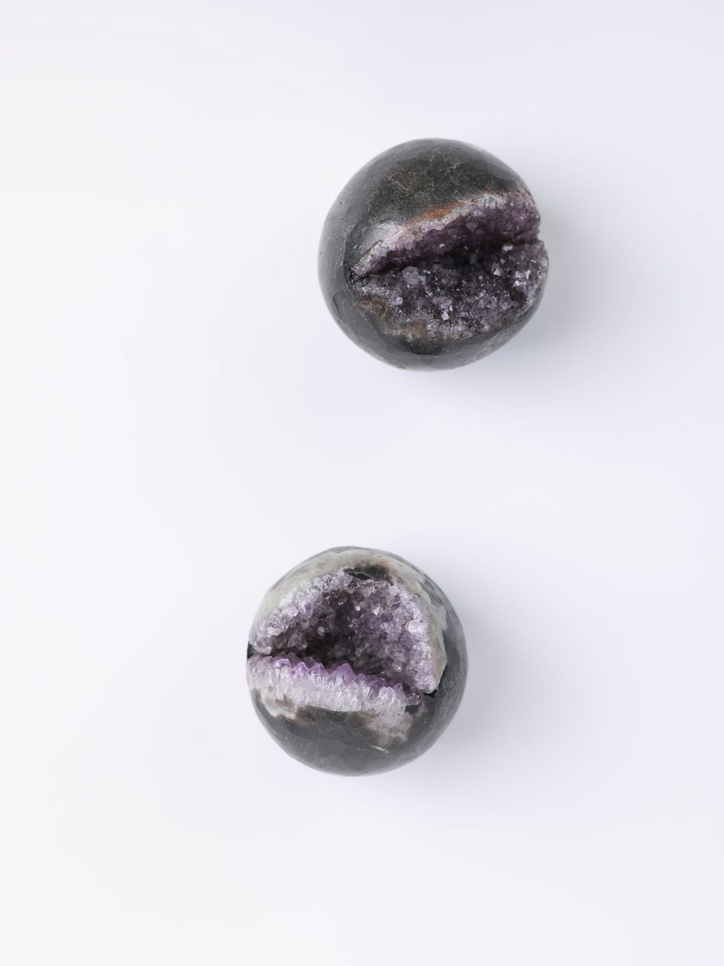 Purple Quartz "Laughing Buddha"-紫晶開口笑