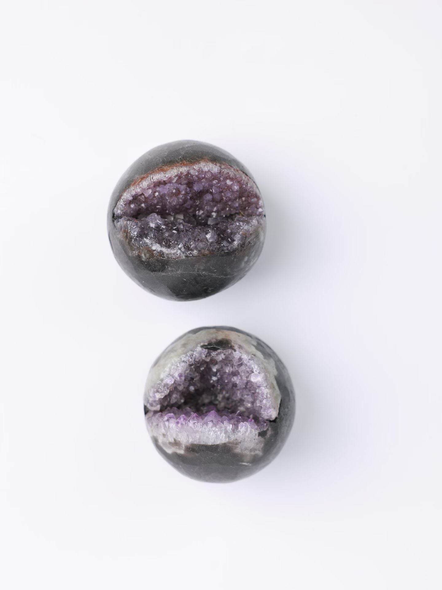 Purple Quartz "Laughing Buddha"-紫晶開口笑