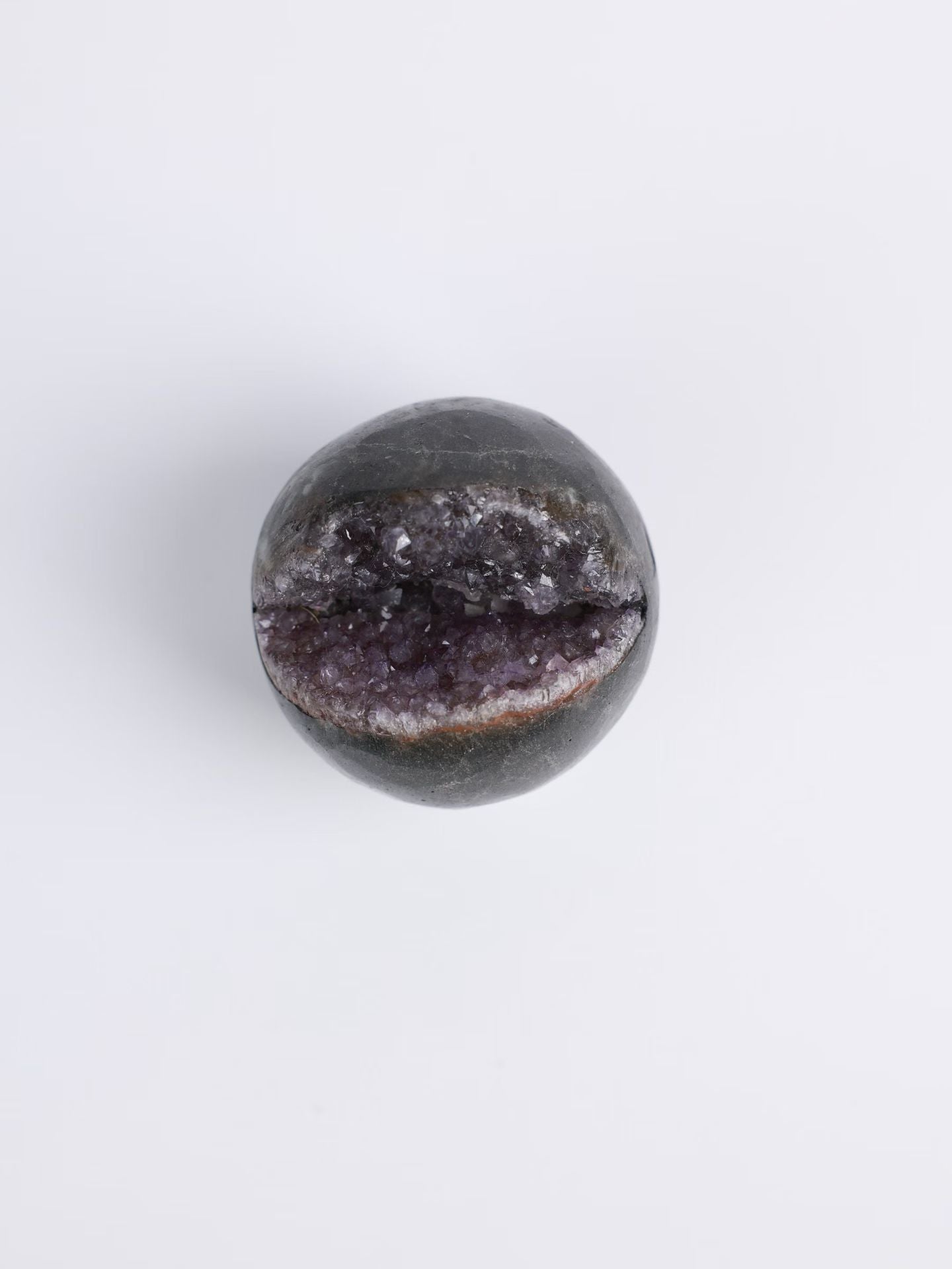 Purple Quartz "Laughing Buddha"-紫晶開口笑
