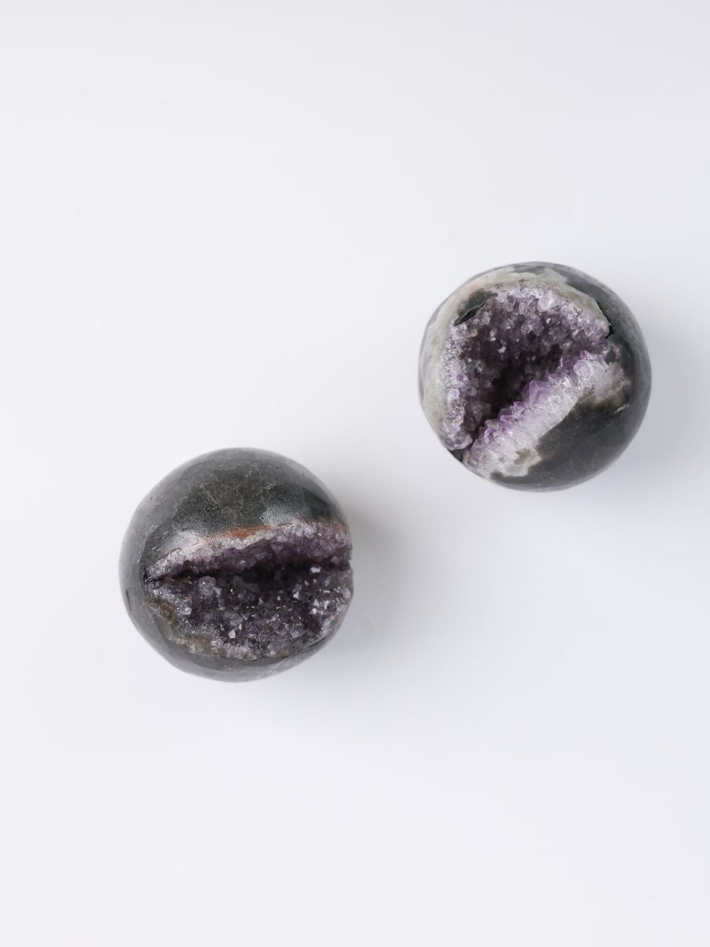 Purple Quartz "Laughing Buddha"-紫晶開口笑