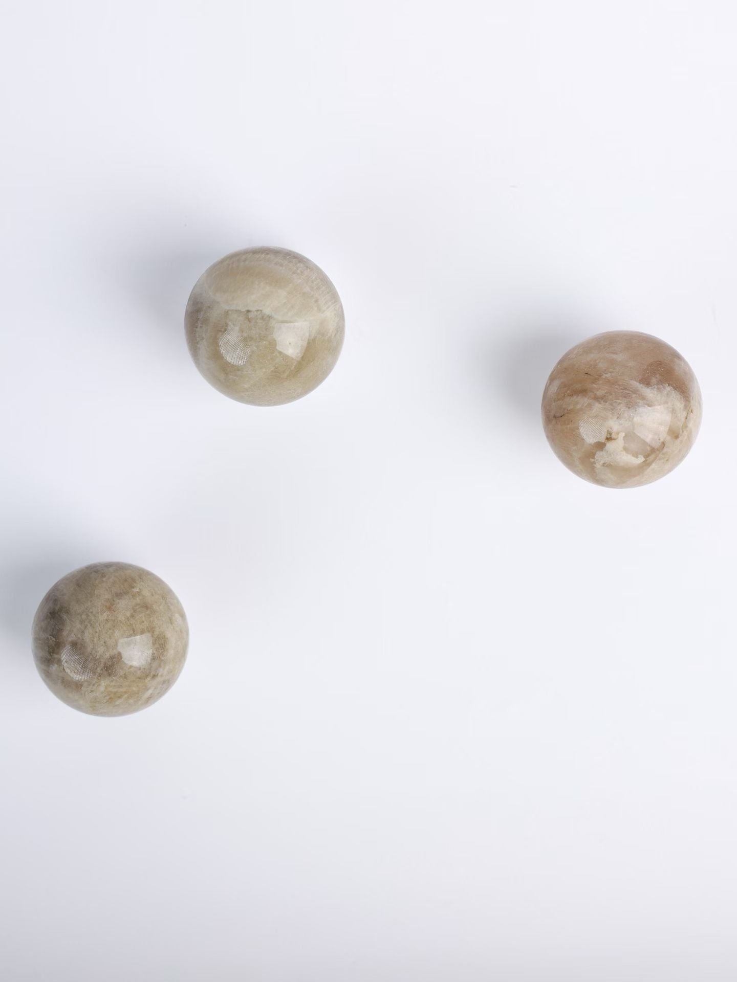 Orange Moonstone Sphere-橙月光球