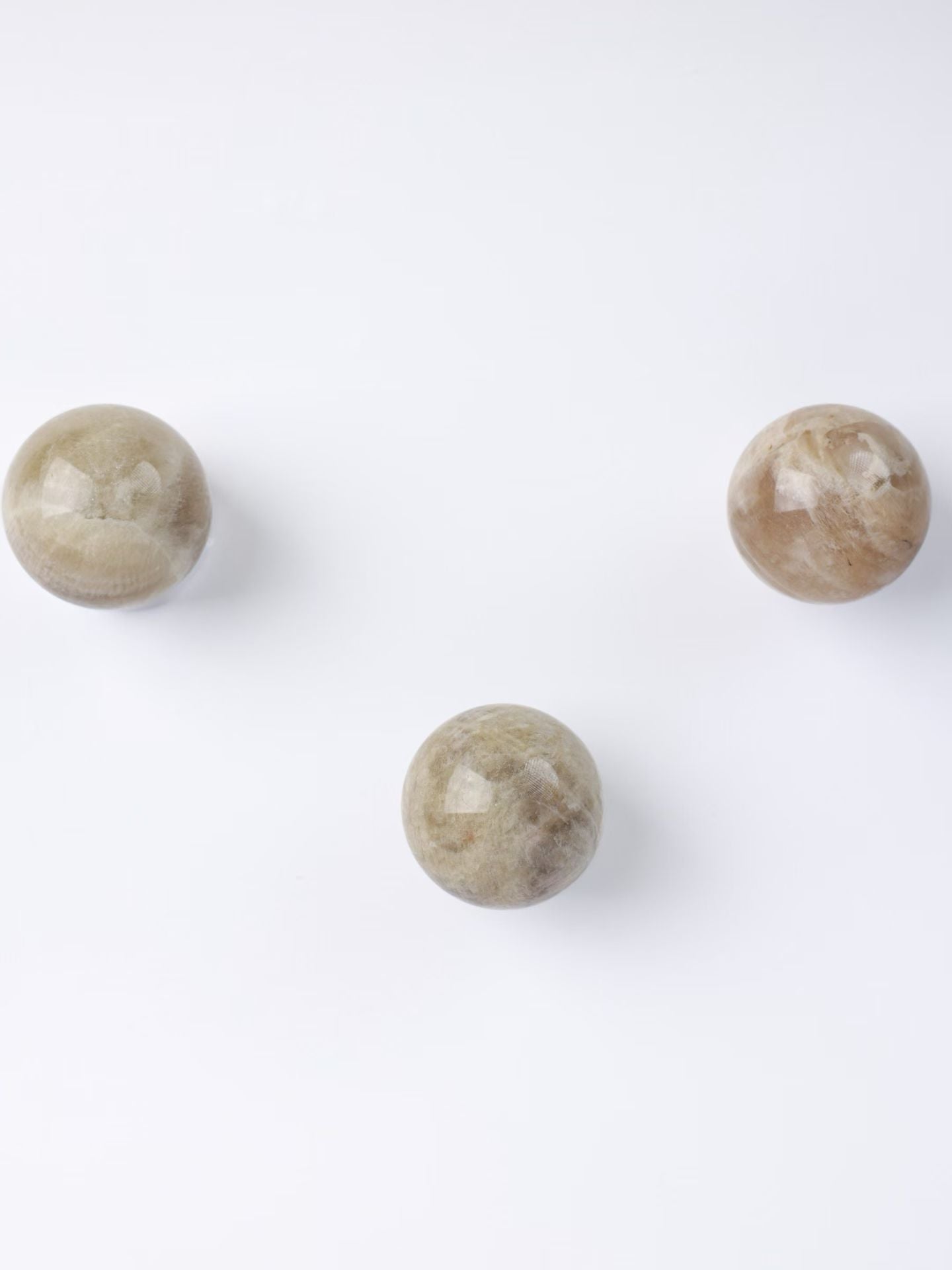 Orange Moonstone Sphere-橙月光球