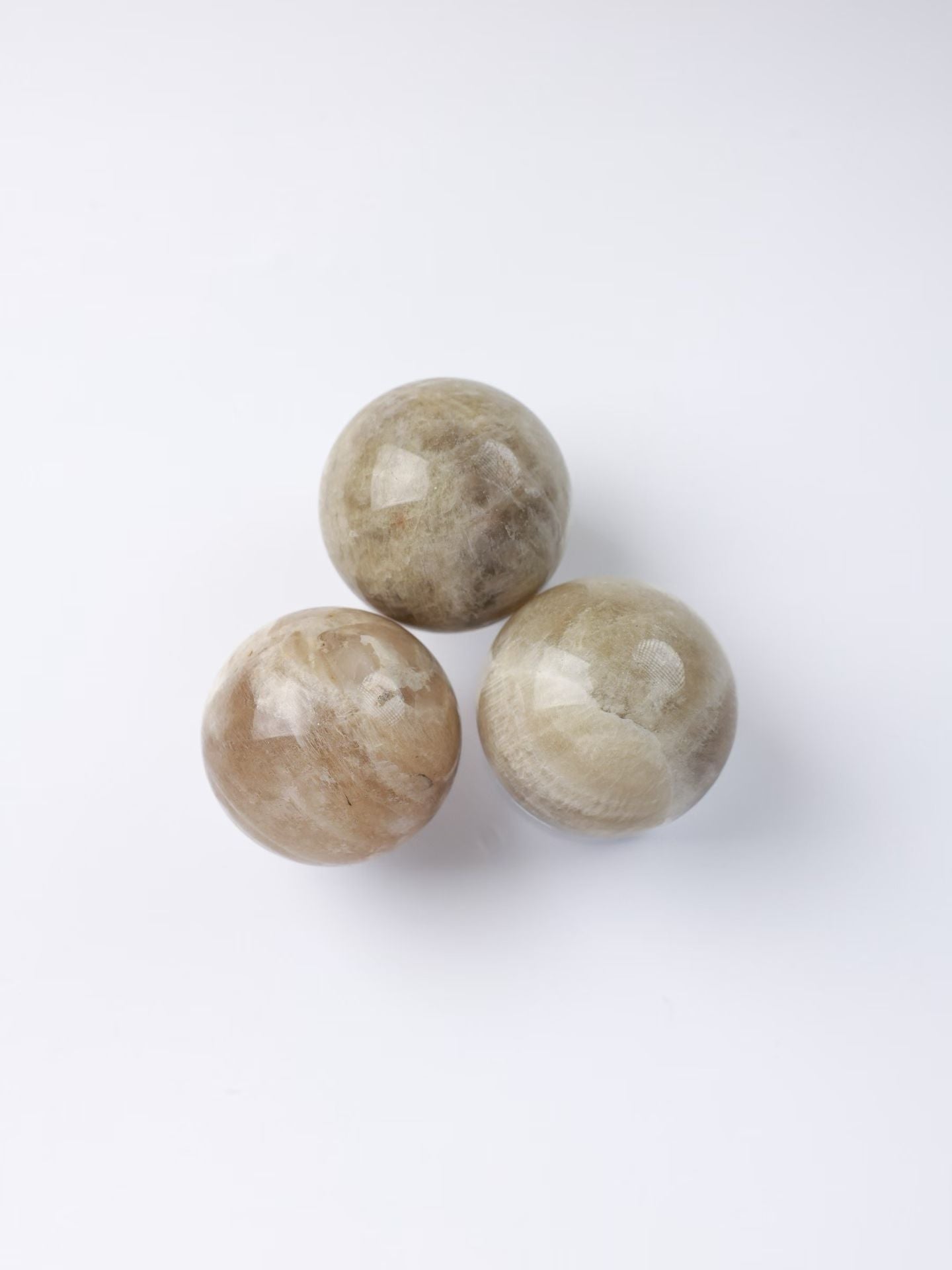 Orange Moonstone Sphere-橙月光球