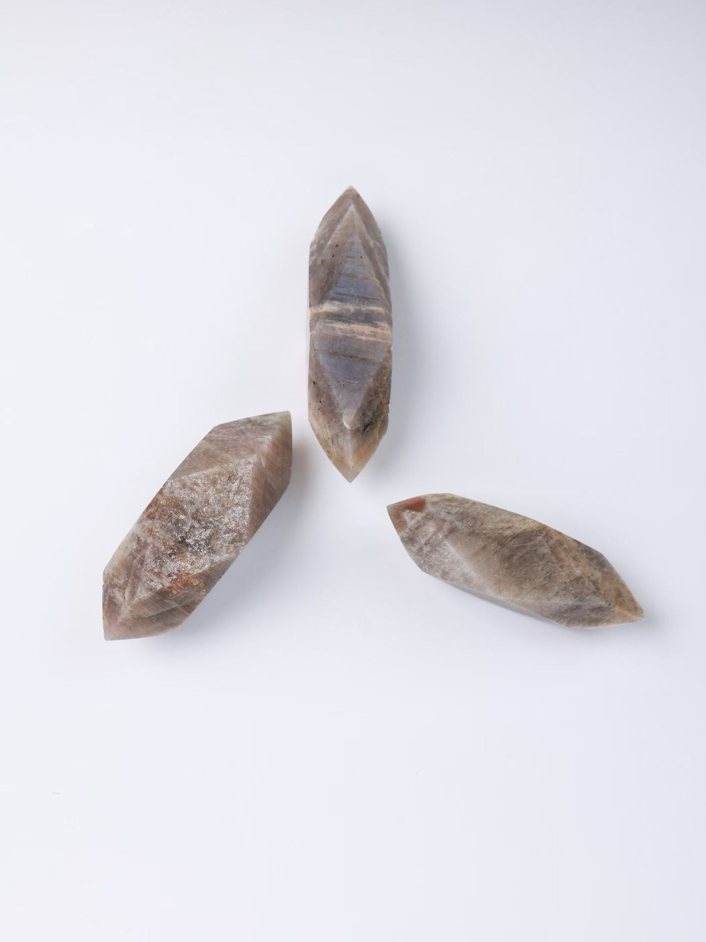Sun-Moon Double Terminated Diamond Quartz-日月同輝
