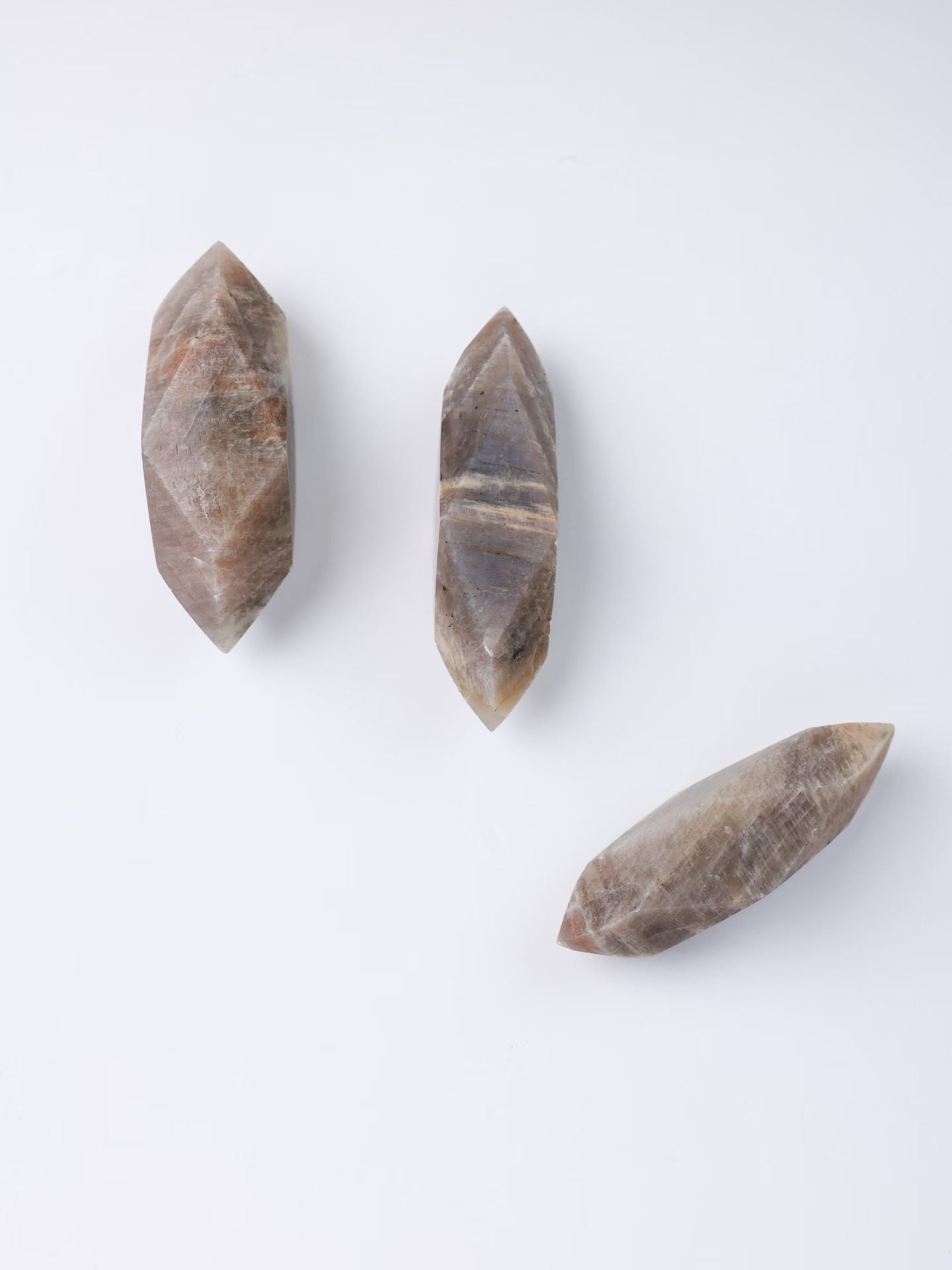 Sun-Moon Double Terminated Diamond Quartz-日月同輝