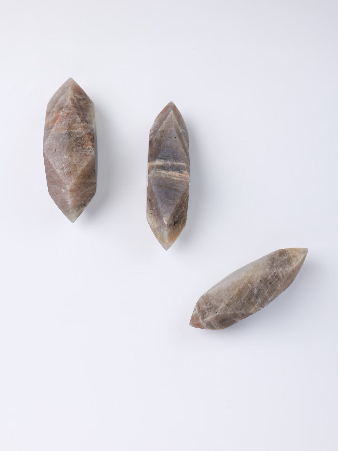 Sun-Moon Double Terminated Diamond Quartz-日月同輝