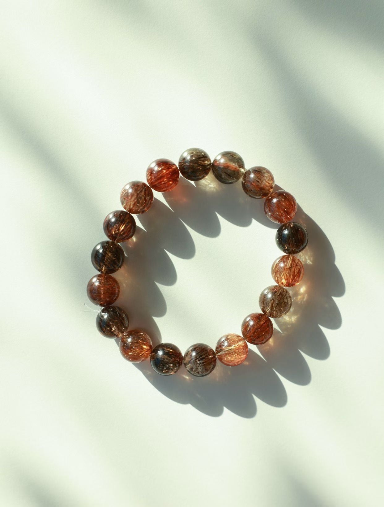 Ultra Black Seven Crystal Bracelet-超黑七