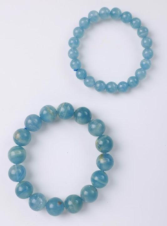 Blue Calcite Bracelet-蓝方解石
