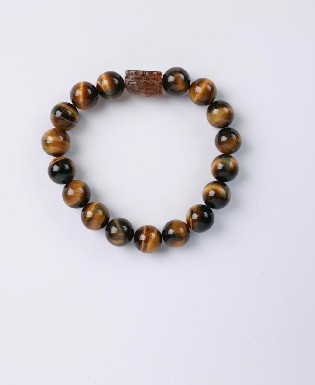 Tiger Eye Stone & Super Seven Pixiu Bracelet-虎眼石+貔貅