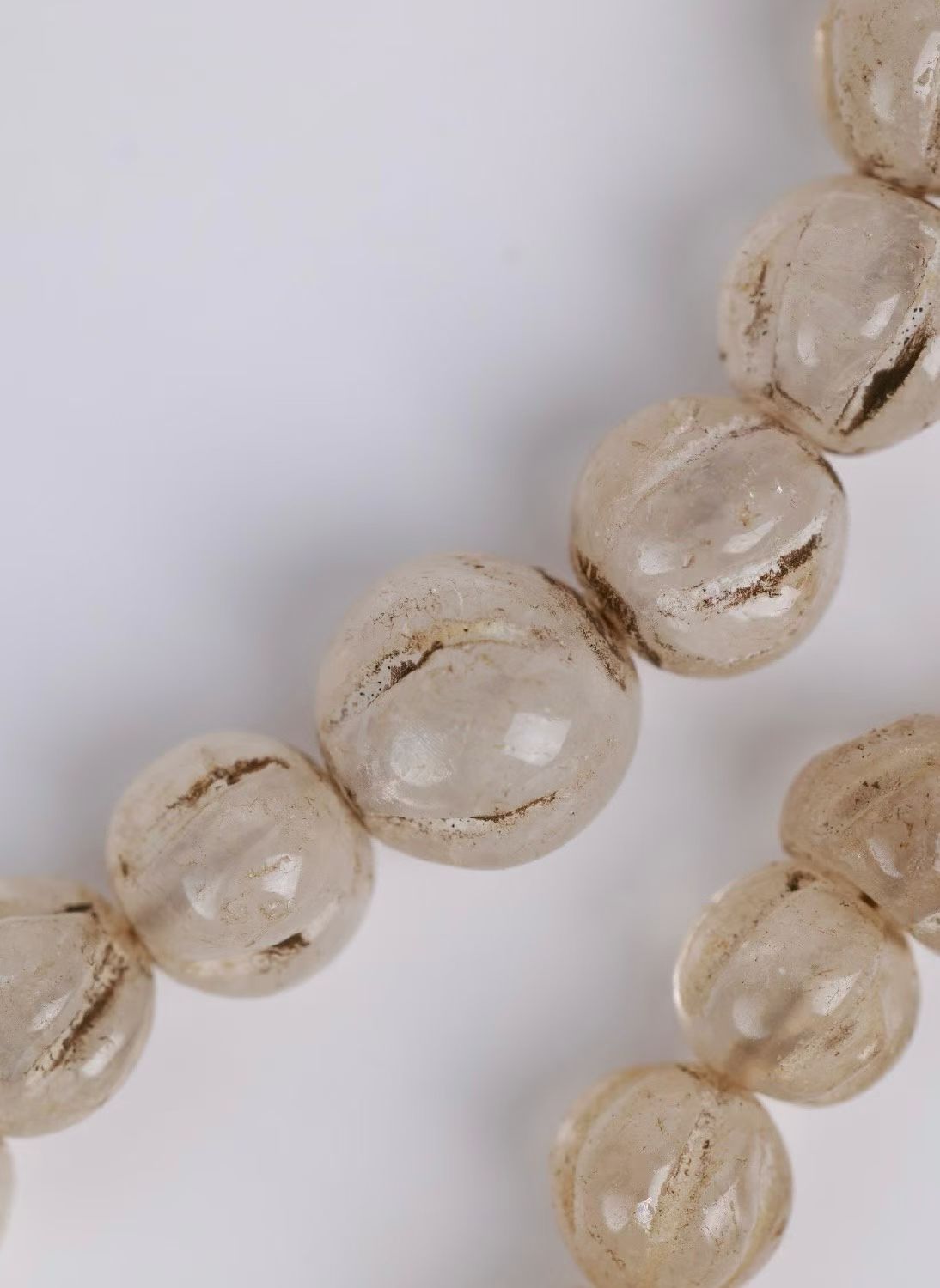 Aged Melon Bead Necklace-老瓜珠