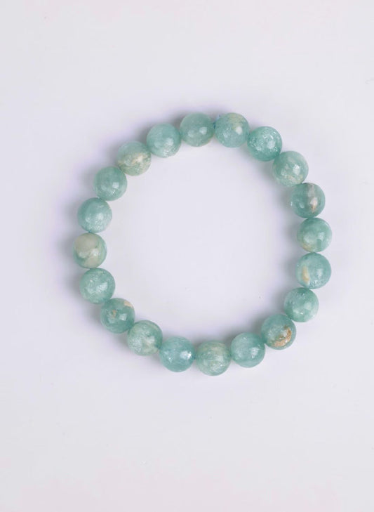 Blue-Green Diopside Bracelet-蓝绿晶