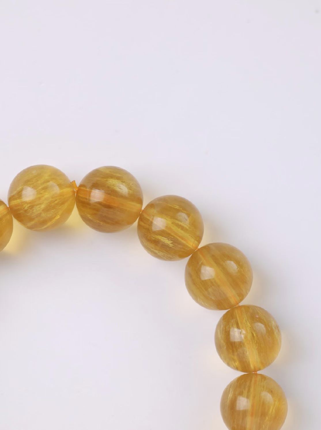 Gold Rutilated Fluorite Crystal -黃螢石