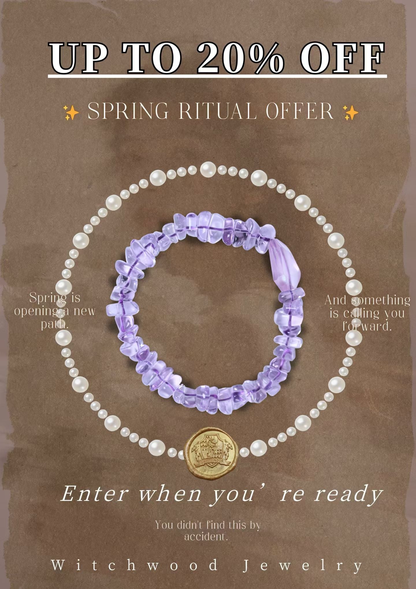 Amethyst × Morganite Bracelet—紫水晶 × 摩根石 水晶手串