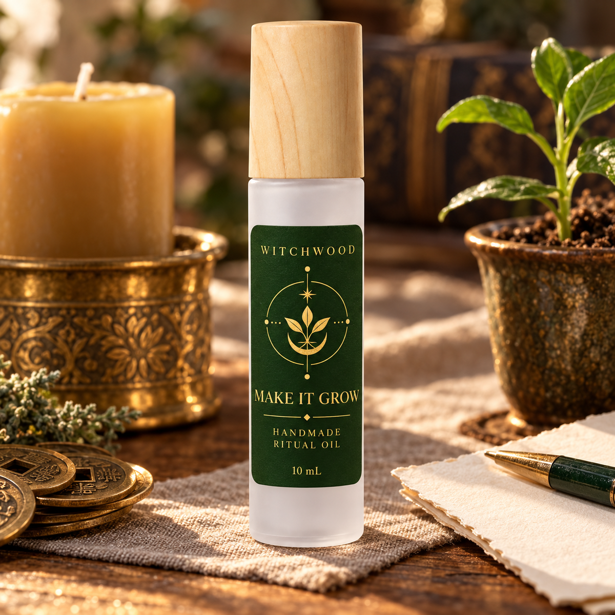 MAKE IT GROW — Prosperity & Business Ritual Oil ｜MAKE IT GROW — 事業與豐盛儀式油