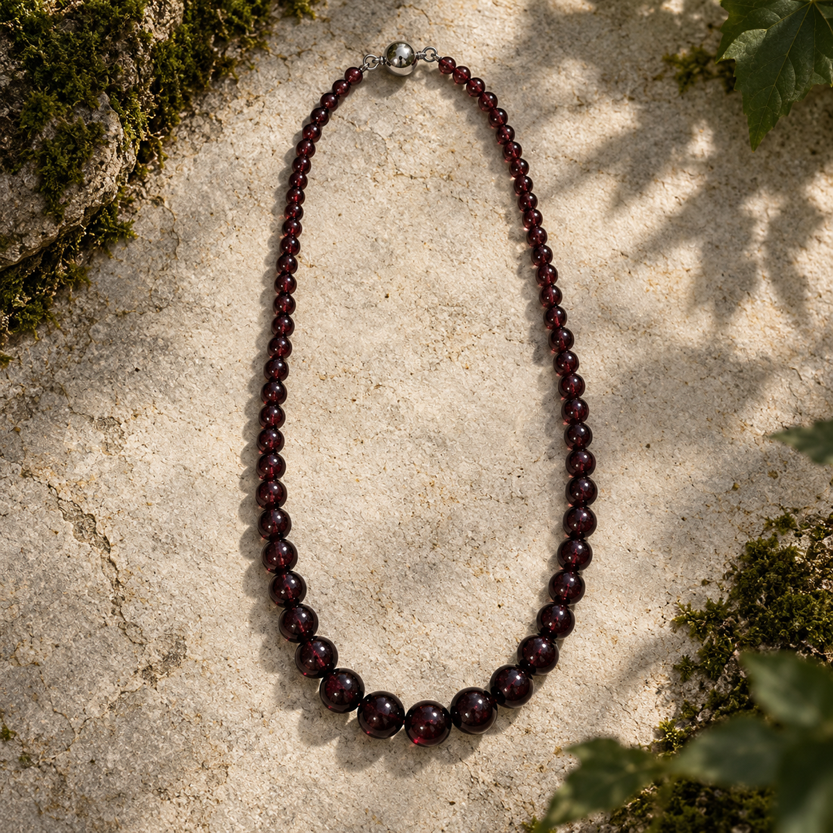 【Garnet Necklace】-石榴石项链