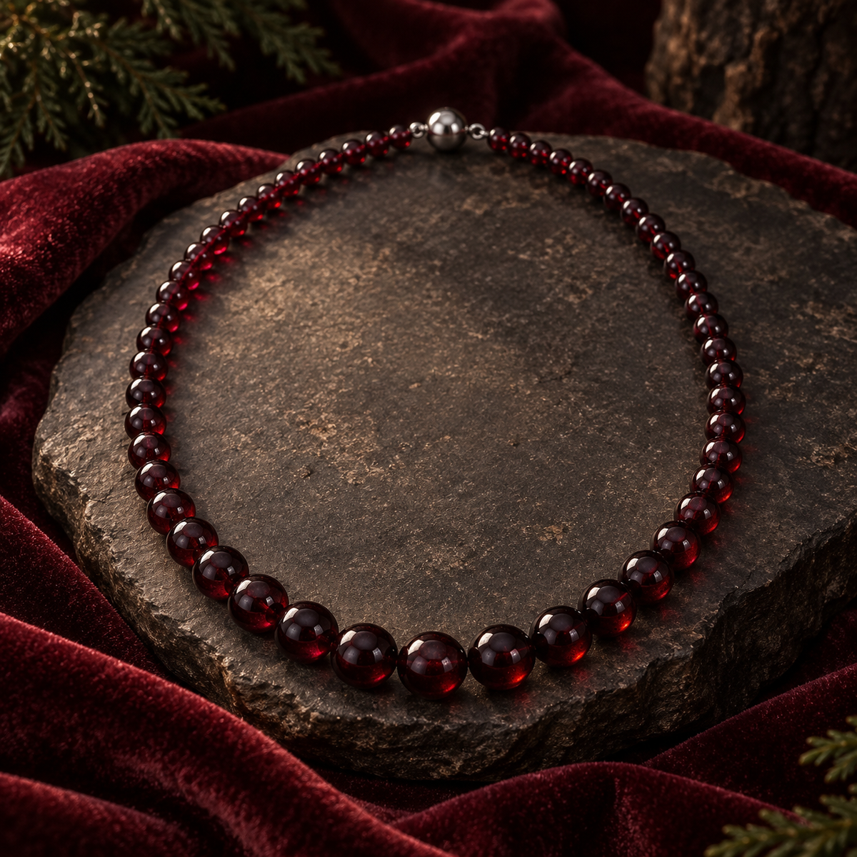 【Garnet Necklace】-石榴石项链