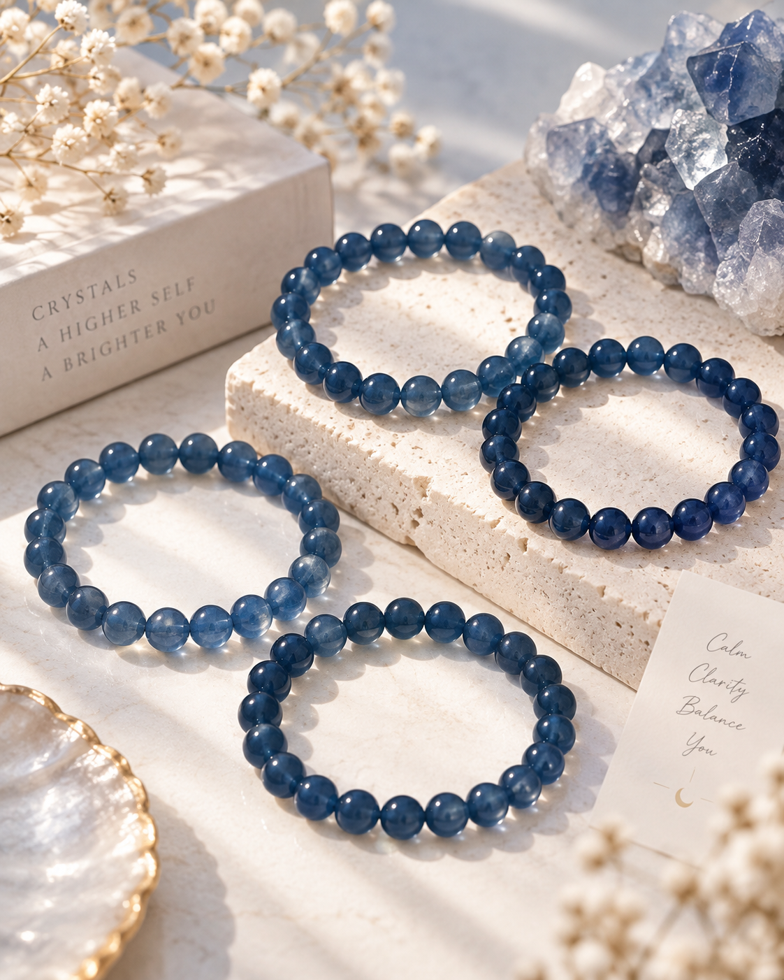 【Blue Fluorite Bracelet】-藍螢石手串