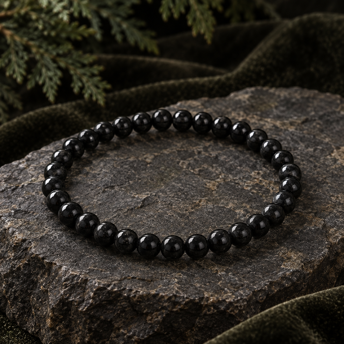 【Black Tourmaline Bracelet】-黑碧璽手串