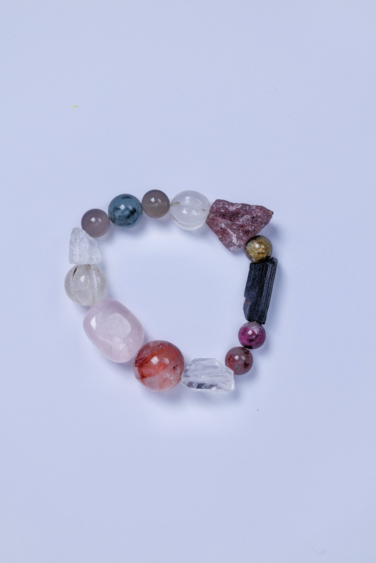 #2 Witchwood Raw Stone Crystal Bracelet🌿