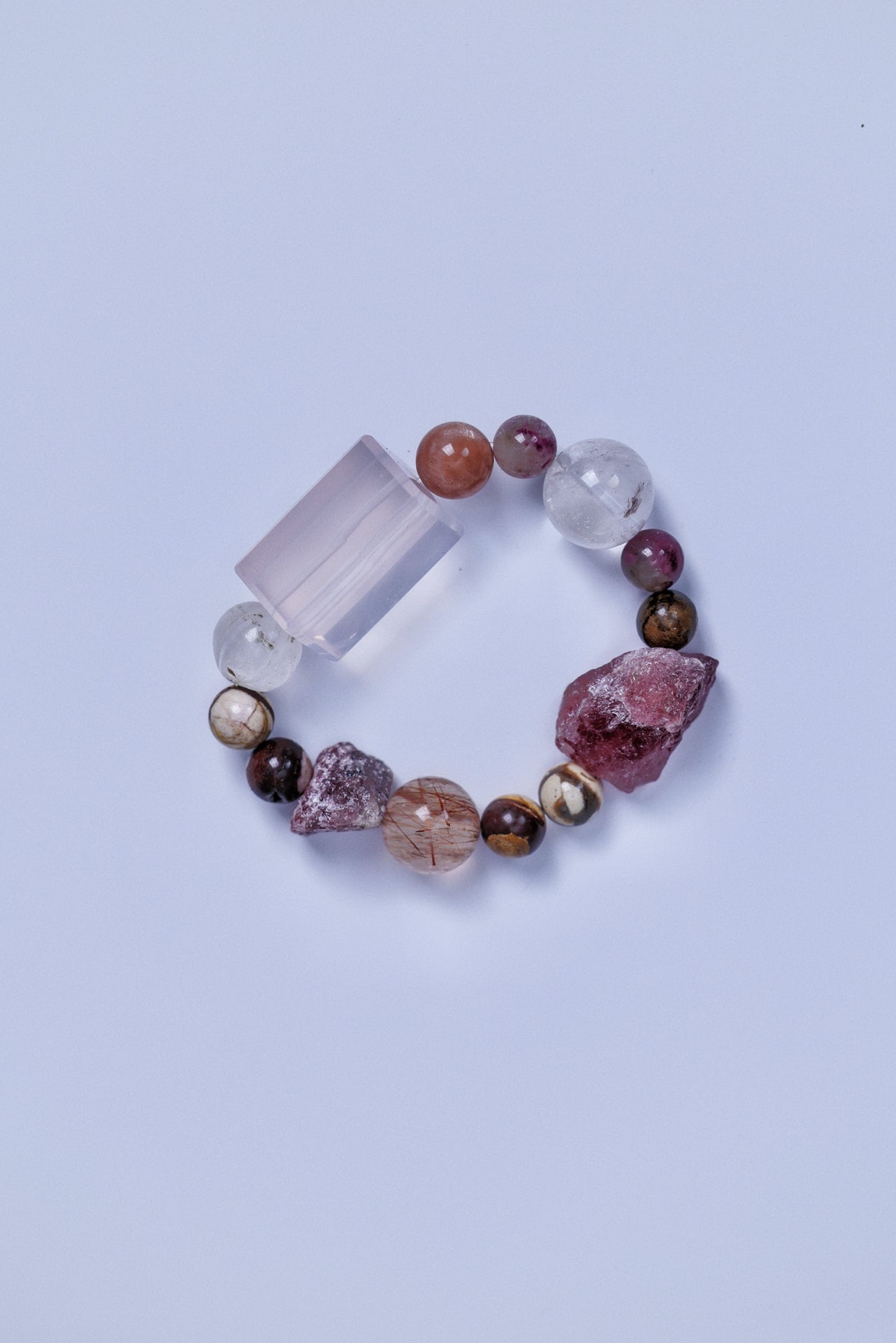 #6 🌿Witchwood Raw Stone Crystal Bracelet🌿