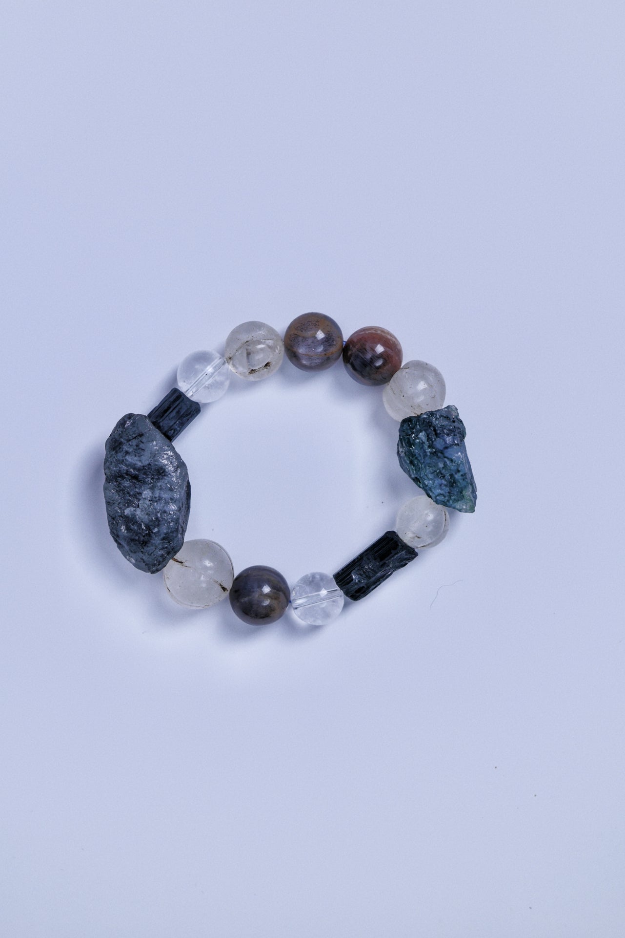 #8 🌿Witchwood Raw Stone Crystal Bracelet🌿