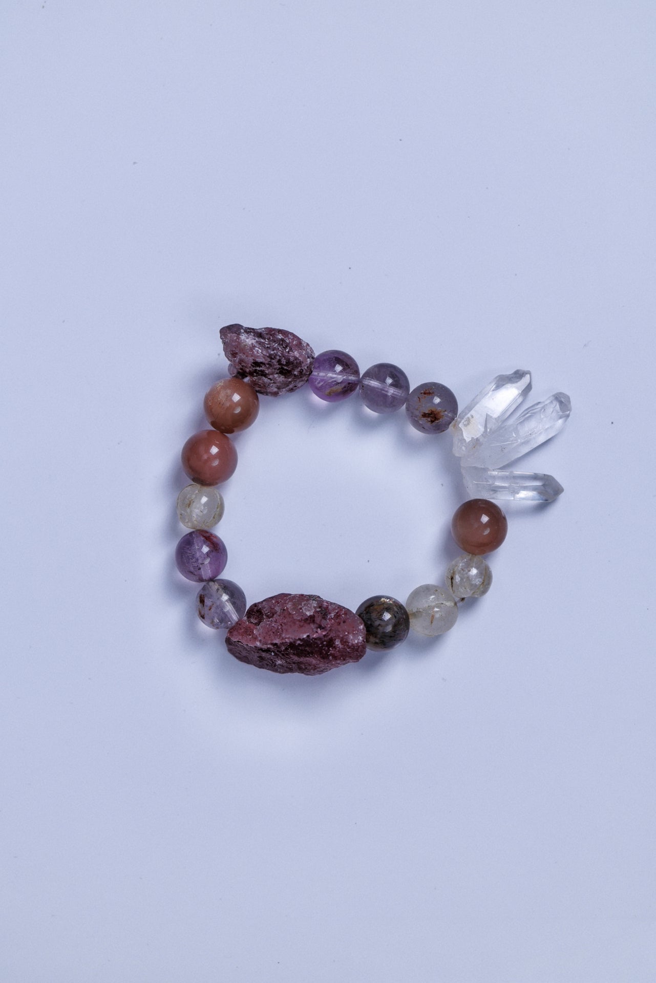 #22 🌿Witchwood Raw Stone Crystal Bracelet🌿